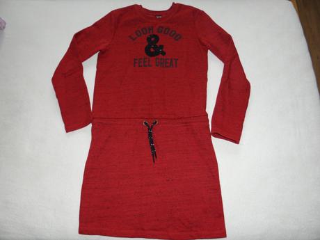 Teplákové šaty zn. y.f.k vel.146/152, 146