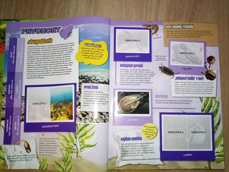 Knihy pravěk a zvířata samolepková, 