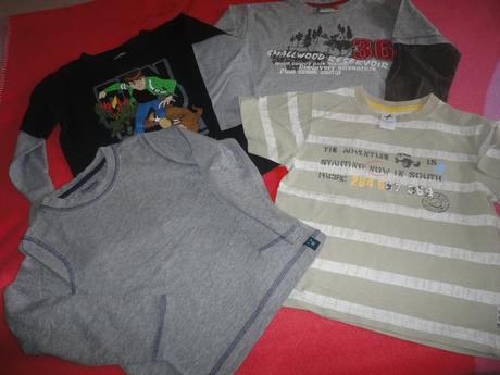 Bavlněné triko vel. 110-116, cena celkem, next,110