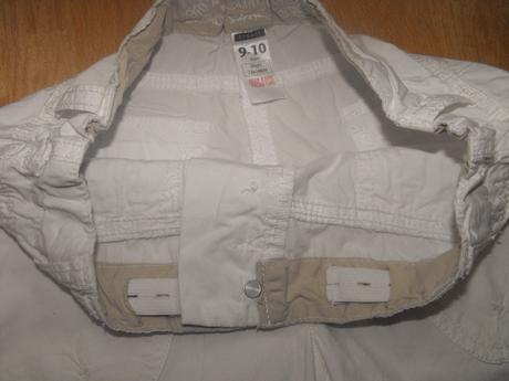 Biele cargo šortky zn. george, george,134