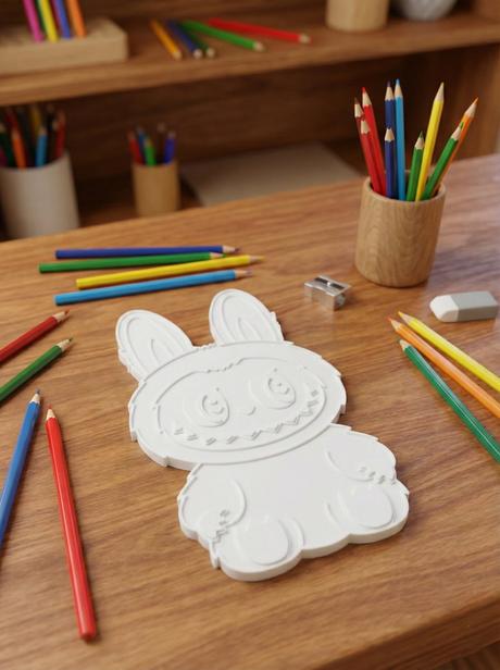 3d omalovánka "labubu",