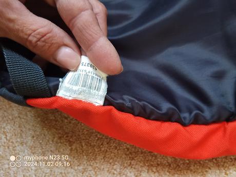 Batoh "decathlon-quechua" oranžovo-šedá, 