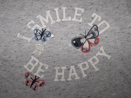 Melírované tričko smile to be happy zn. next, next,104