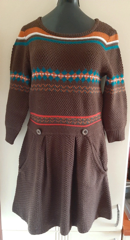 Pletené šaty, pull&bear,38