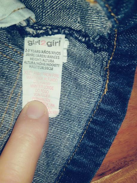 Dívčí džínová sukně girl2girl, girl2girl,98