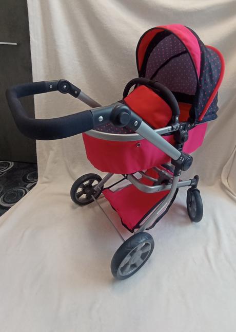 Kočárek pro panenky 2 v 1, bayer chic 2000,