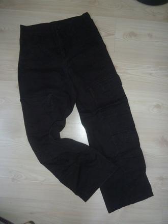 Široké džíny, kapsáče, h&m,158