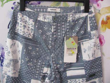 Letní pohodlné bavlněné 7/8 kalhoty maloja, l