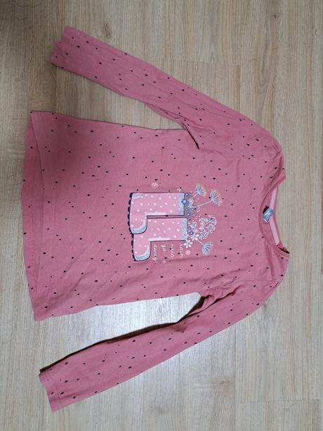 Triko dlouhý rukáv - botky, 134