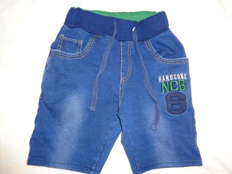 Super modré teplákové kraťasy, grace,134