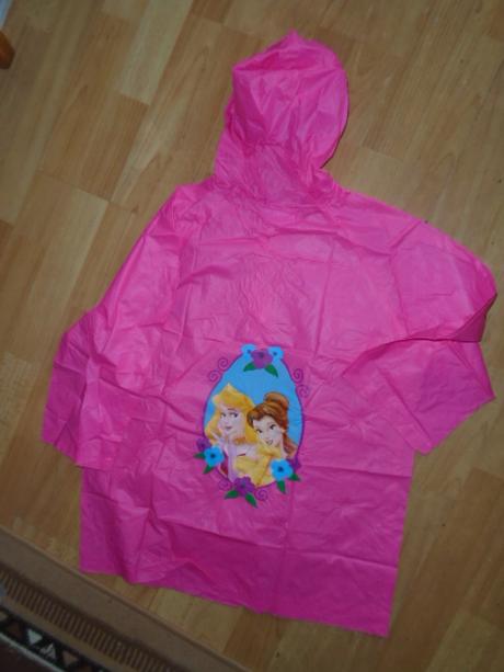 Pláštěnka princezna vel 7-9 let 128/134 růženka po, disney,122 / 128 / 134