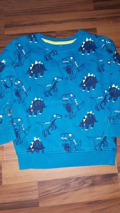 Tyrkysová mikina s dinosaury 110 bluezoo, bluezoo,110