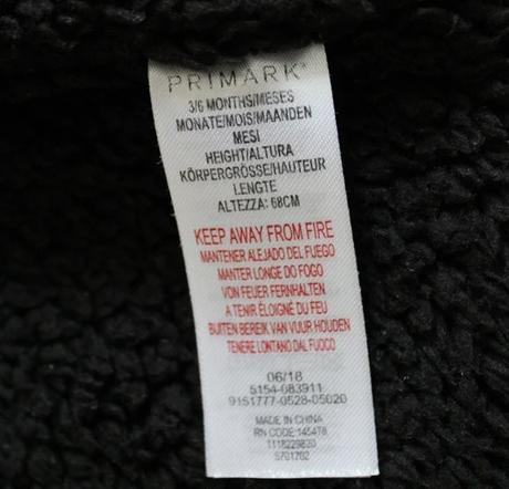 Zimní bunda vel. 3 - 6 m, primark,68