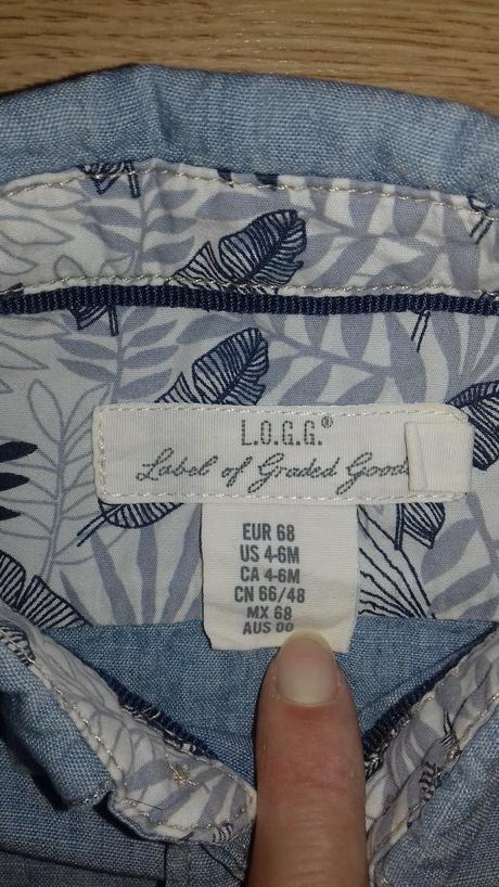 Džínová košile zn. h&m, h&m,68