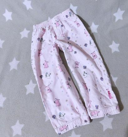 Pejskové kalhoty od pyžamka ciraf vel.104/110, 110