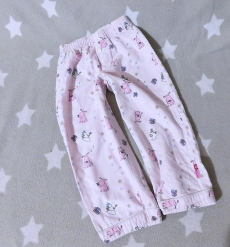 Pejskové kalhoty od pyžamka ciraf vel.104/110, 110