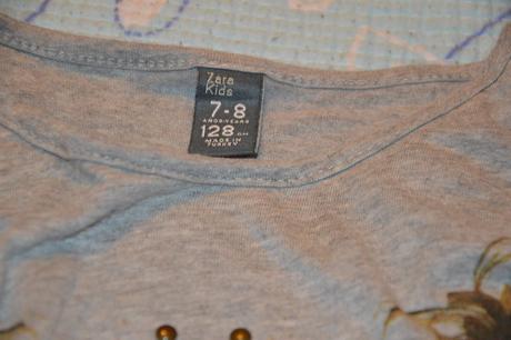 128 134 zara bavlněné triko s koníky, zara,134