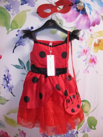 Karneval-4 dílný krásná beruška/vel.92-98,