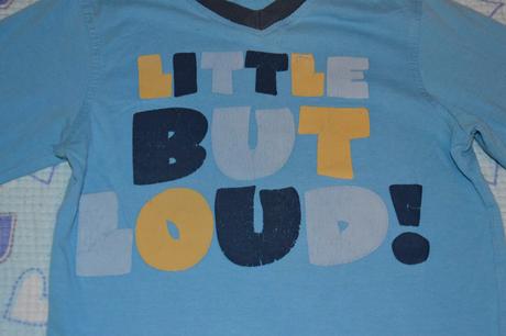 Bavlněné triko dl. rukáv little but loud, george,104