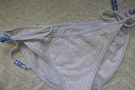 Bílý spodní díl plavek-krajka-vel.m, m