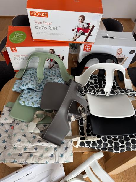 Stokke židle a dopňky, 