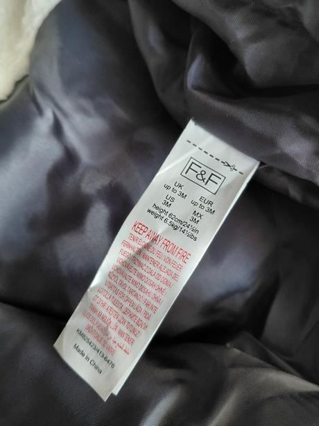 Kombinéza f&f vel.0-3m, f&f,<50