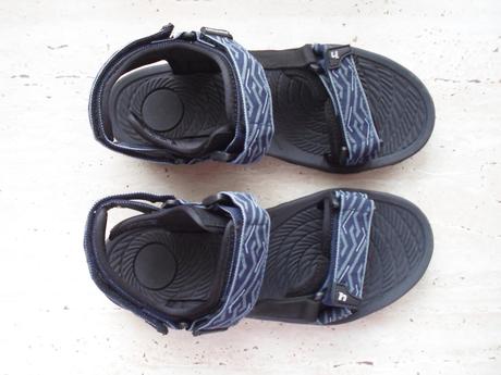 Modré černé boty sandály, 41