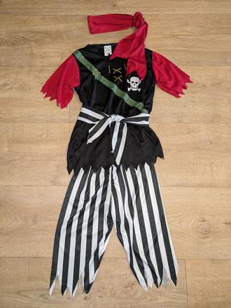 Karnevalový kostým pirát vel. 6 - 8 let, 