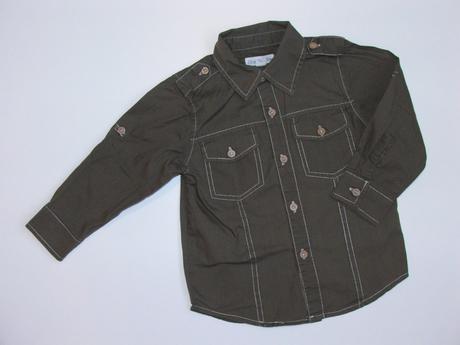 P393 košile s roll up rukávy vel. 3roky, 98