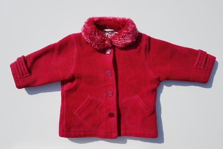 C22	dívčí elegantní fleesový kabátek, next,74