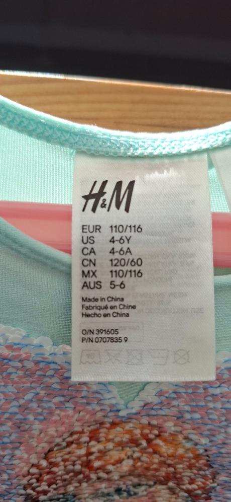 Šaty na tancování, h&m,110