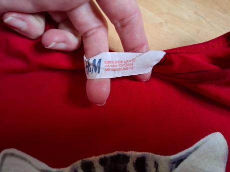 2x triko vel 122/128, h&m,122