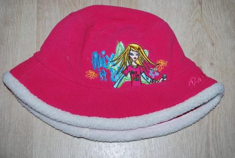 Fleecový klobouk, barbie
