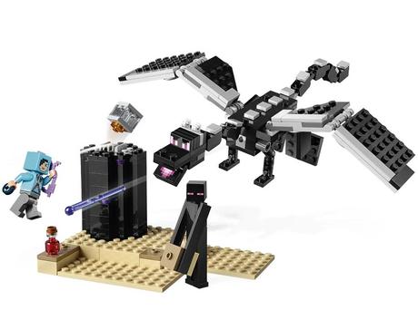 Lego minecraft 21151 souboj ve světě end, 