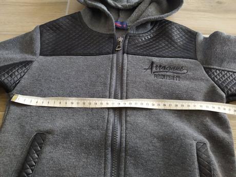 Šedá mikina s kapucí, good children,134