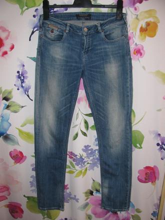 Dámské, dívčí strečové džíny, krátký sed, m