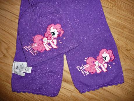 Komplet čepice a šála h&m na 3-4r-vel.104, h&m,104