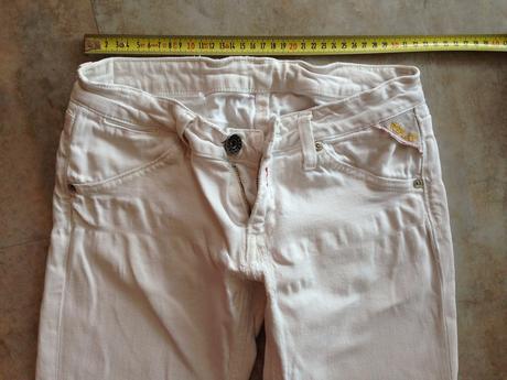 Bílé džíny bavlna replay na donošení vel.26 dámské, replay,s