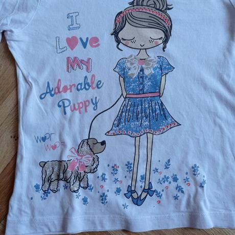 Tričko s holkou a pejskem, pepco,116