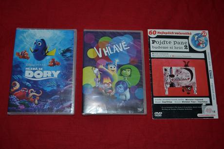 3x nové dvd pohádky,