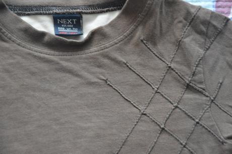Hnědé triko dl. rukáv, zn. next, next,86