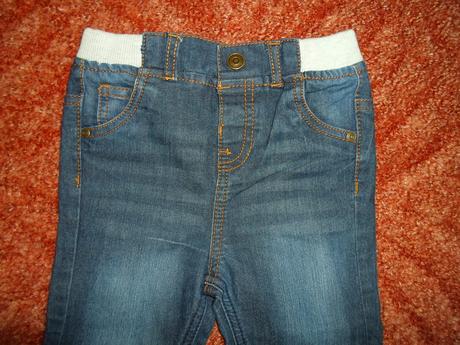 Modré kalhoty rifle džíny f&f s elastenem, f&f,92