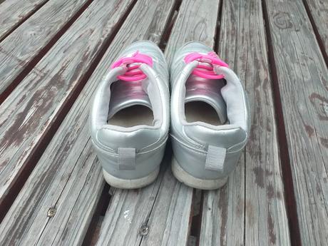 Tenisky pro holky - stříbrné, vel. 36, 36