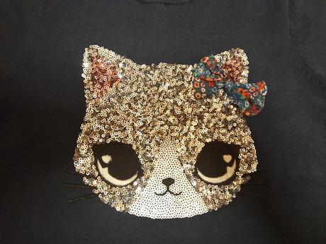 Svetr s flitry, h&m, vel 122/128, h&m,122