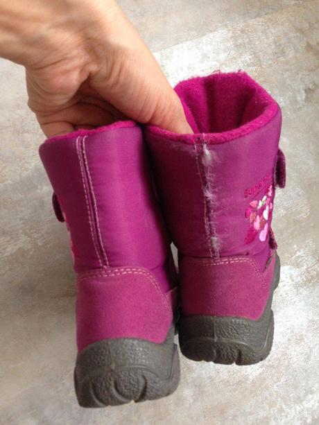 Zimní obuv goretex srdce superfit vel.23 růžová, superfit,23