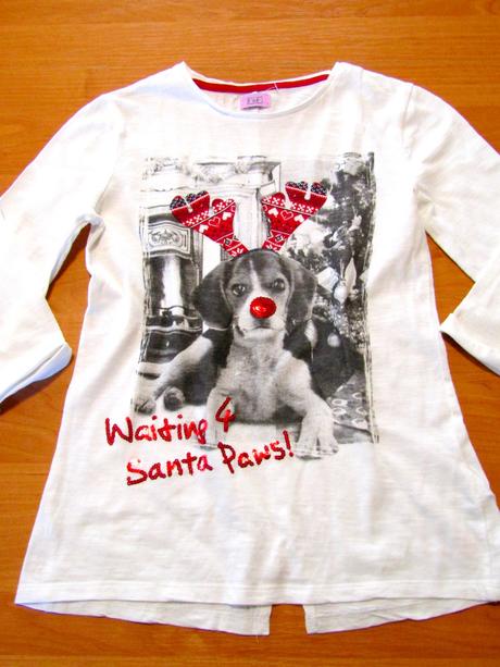 Vánoční triko vel 140-146, f&f,146