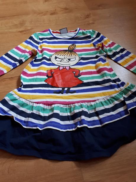 Veselé pruhované šaty, lindex,116