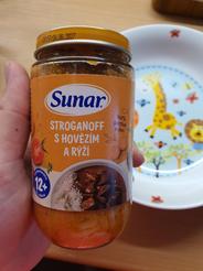 Sunar Stroganoff s hovězím a rýží