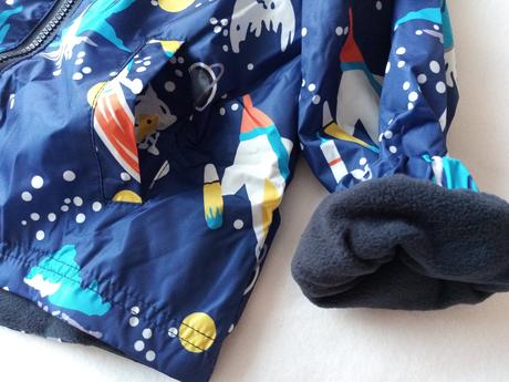 Nepromokavá termo souprava vesmír, 80 / 86