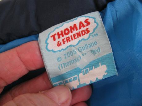 Chlapecká tmavě modrá vesta mašinka tomáš, 86